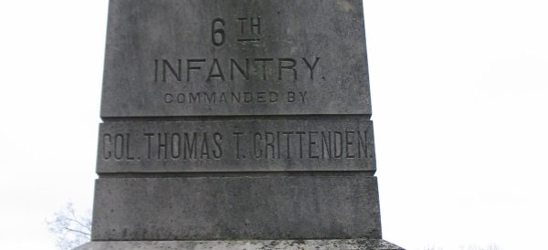 6TH INDIANA INFANTRY WAR MEMORIAL STONE A