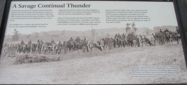 A SAVAGE CONTINUAL THUNDER WAR MEMORIAL PANEL