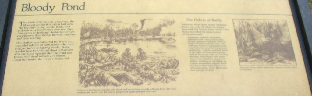 BLOODY POND WAR MEMORIAL PLAQUE