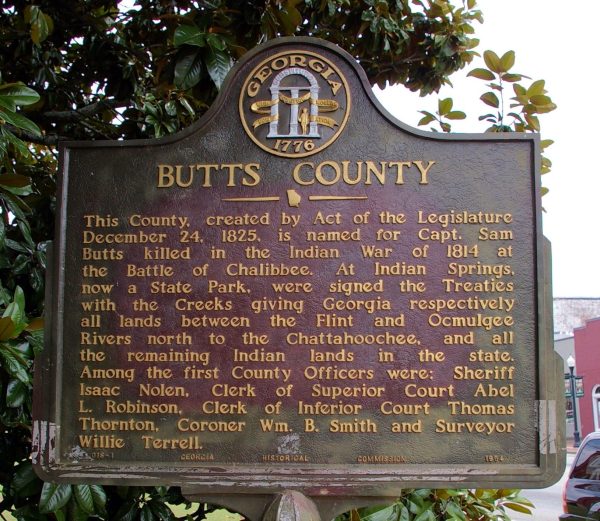 BUTTS COUNTY WAR MEMORIAL MARKER