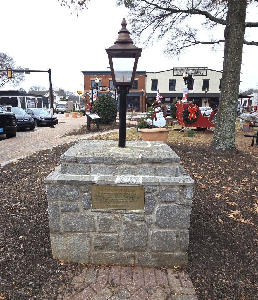 CITY OF MCDONOUGH “FLAME OF FREEDOM” WAR MEMORIAL
