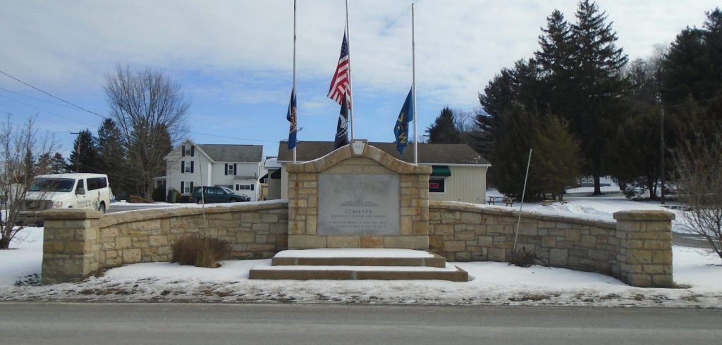CLARENCE EAST PRECINCT OF SNOW SHOE TOWNSHIP VETERANS MEMORIAL