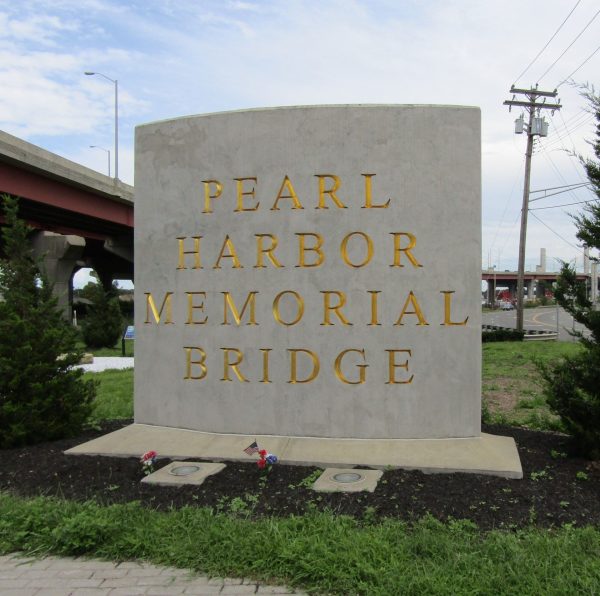 CONNECTICUT PEARL HARBOR MEMORIAL BRIDGE STONE