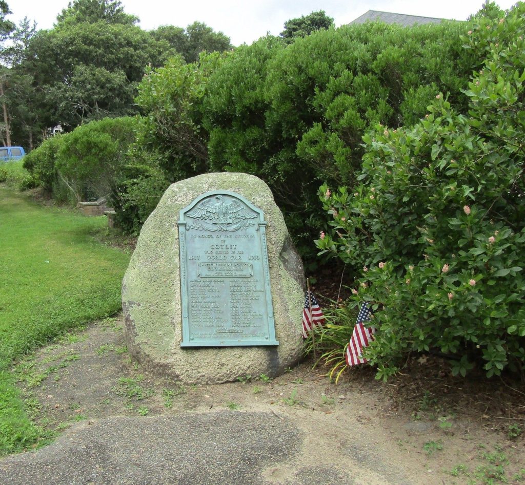 COTUIT WORLD WAR HONOR ROLL MEMORIAL