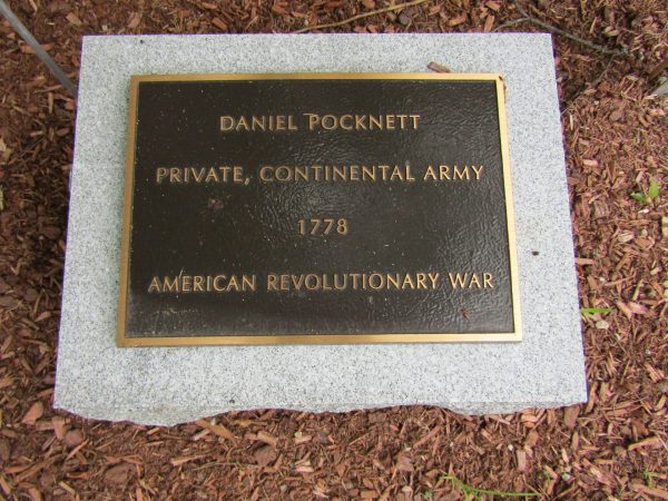 DANIEL POCKNETT WAR MEMORIAL PLAQUE