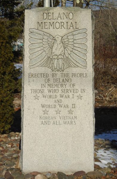 DELANO MEMORIAL CLOSE-UP