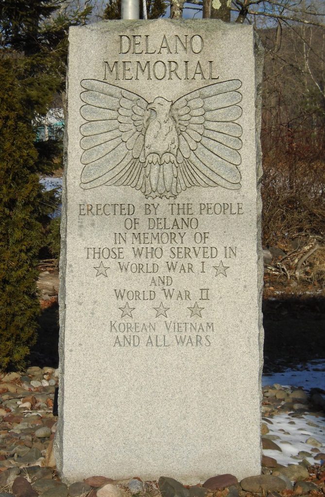 DELANO MEMORIAL CLOSE-UP