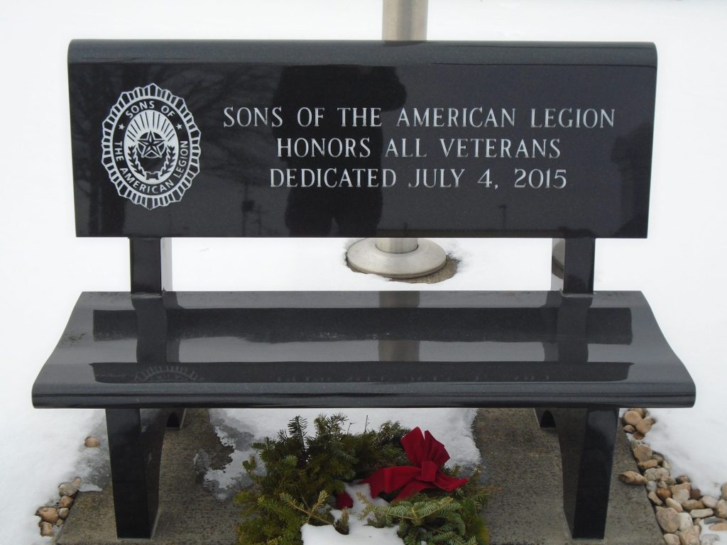 DUBOIS AREA VETERANS OF ALL WARS MEMORIAL BENCH C