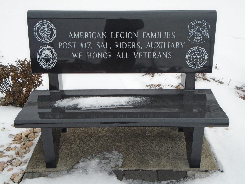 DUBOIS AREA VETERANS OF ALL WARS MEMORIAL BENCH D