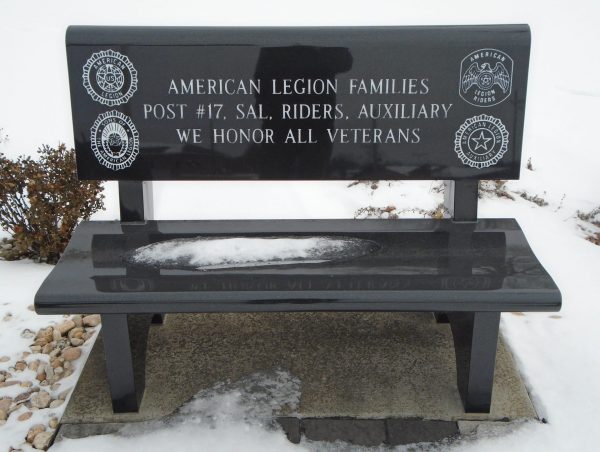 DUBOIS AREA VETERANS OF ALL WARS MEMORIAL BENCH D