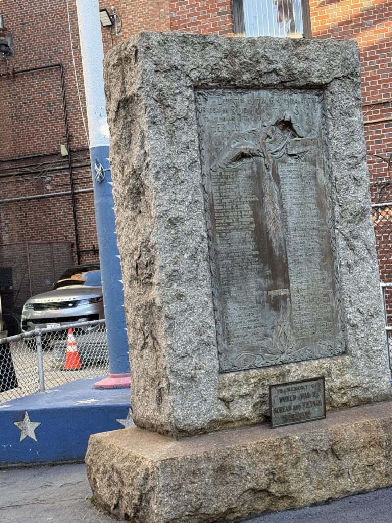 EMPLOYEES OF THE BROOKLYN RAPID TRANSIT SYSTEM WAR MEMORIAL