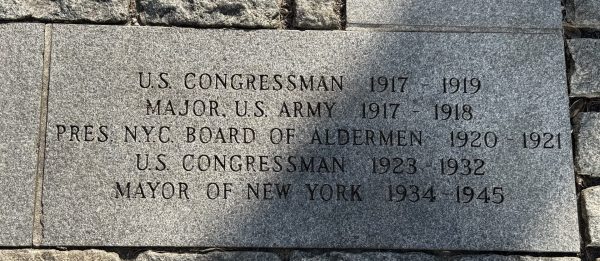 FIORELLO LAGUARDIA WAR MEMORIAL PAVER