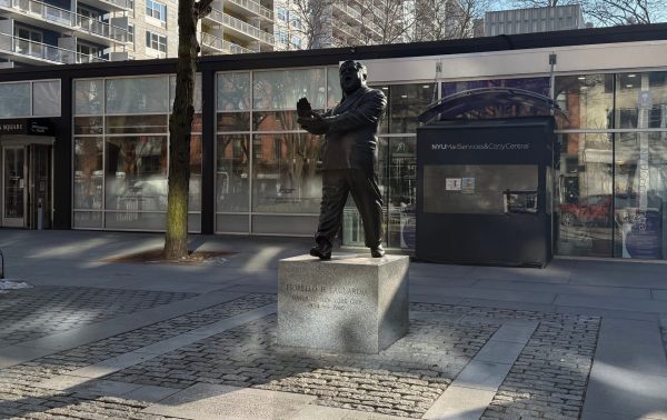 FIORELLO LAGUARDIA WAR MEMORIAL STATUE