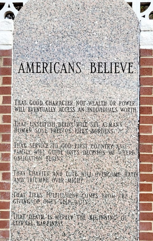 GARDEN OF PEACE MEMORIAL STONE C