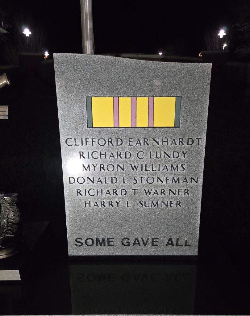 HILLSVILLE VIETNAM VETERANS MEMORIAL STONE B