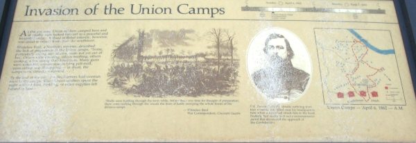 INVASION OF THE UNION CAMPS WAR MEMORIAL PANEL