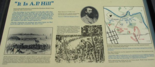 “IT IS A.P. HILL” WAR MEMORIAL PANEL