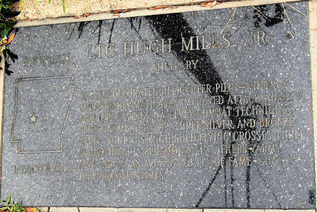 LTC HUGH MILLS, JR. WAR MEMORIAL STONE