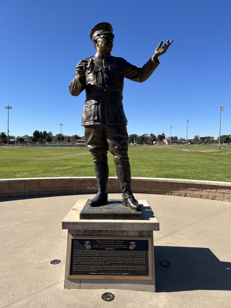MAJOR GENERAL JOSEPH H. PENDLETON MEMORIAL STATUE