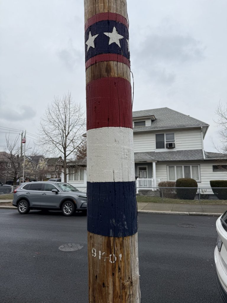 MARINE PARK 9-11-01 MEMORIAL POLE