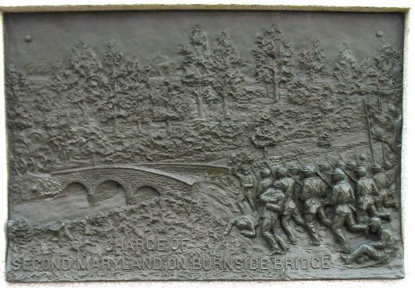 MARYLAND STATE MONUMENT AT ANTIETAM BATTLEFIELD PLAQUE G