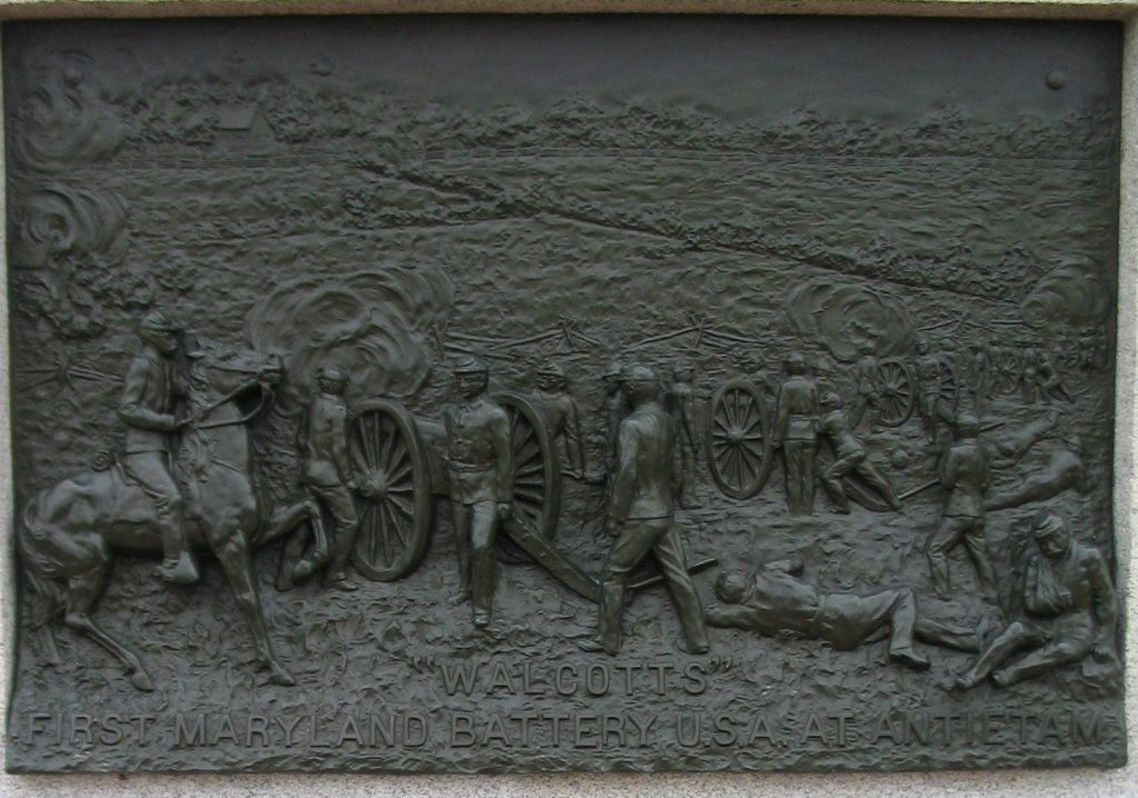 MARYLAND STATE MONUMENT AT ANTIETAM BATTLEFIELD PLAQUE H