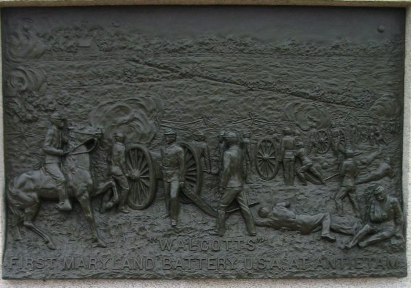 MARYLAND STATE MONUMENT AT ANTIETAM BATTLEFIELD PLAQUE H