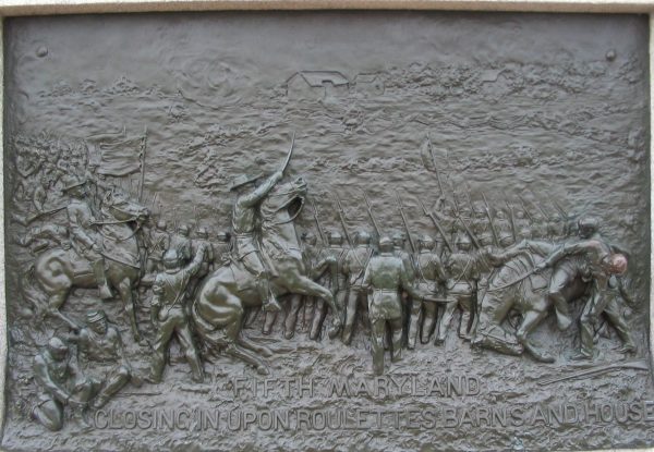 MARYLAND STATE MONUMENT AT ANTIETAM BATTLEFIELD PLAQUE I