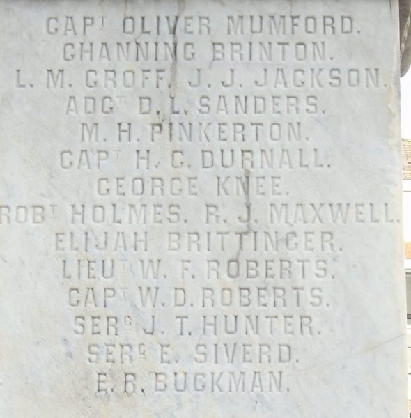 MILLERSVILLE STATE NORMAL SCHOOL CIVIL WAR MEMORIAL STONE C