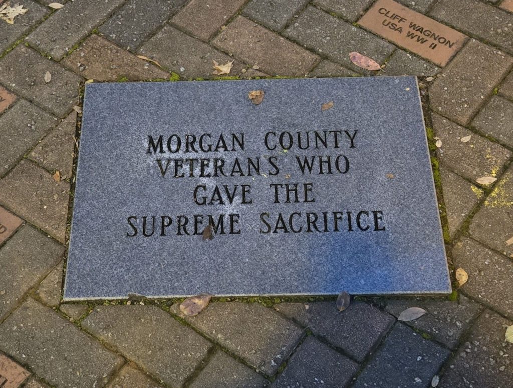 MORGAN COUNTY SUPREME SACRIFICE VETERANS MEMORIAL PAVER