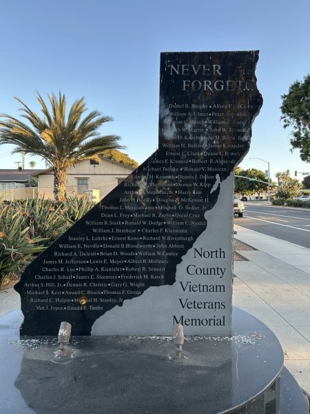 NORTH COUNTY VIETNAM VETERANS MEMORIAL BACK