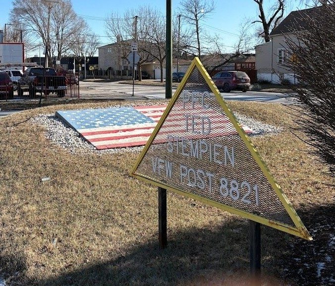 PFC TED STEMPIEN VFW POST 8821 FLAG MEMORIAL