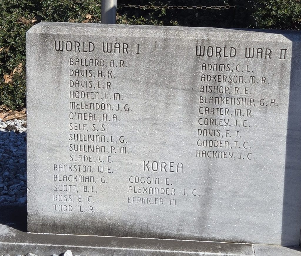 PIKE COUNTY SUPREME SACRIFICE WAR VETERANS MEMORIAL STONE B