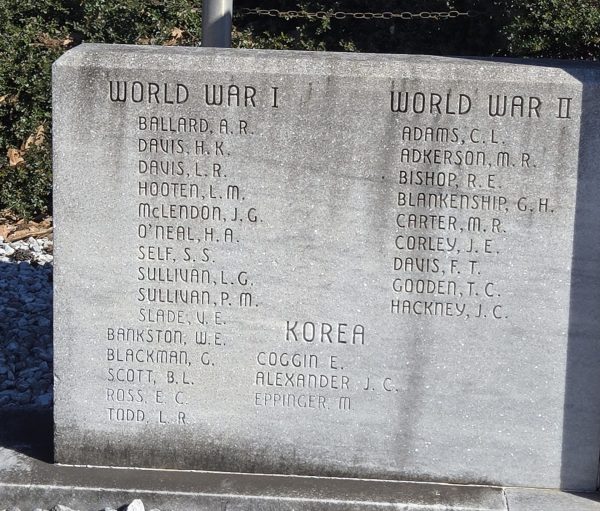 PIKE COUNTY SUPREME SACRIFICE WAR VETERANS MEMORIAL STONE B