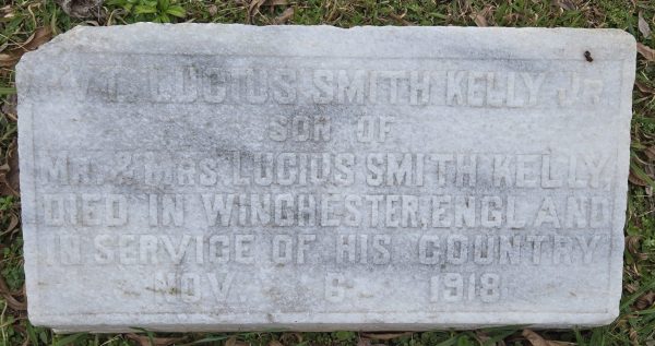PVT. LUCIUS SMITH KELLY, JR. WAR MEMORIAL STONE