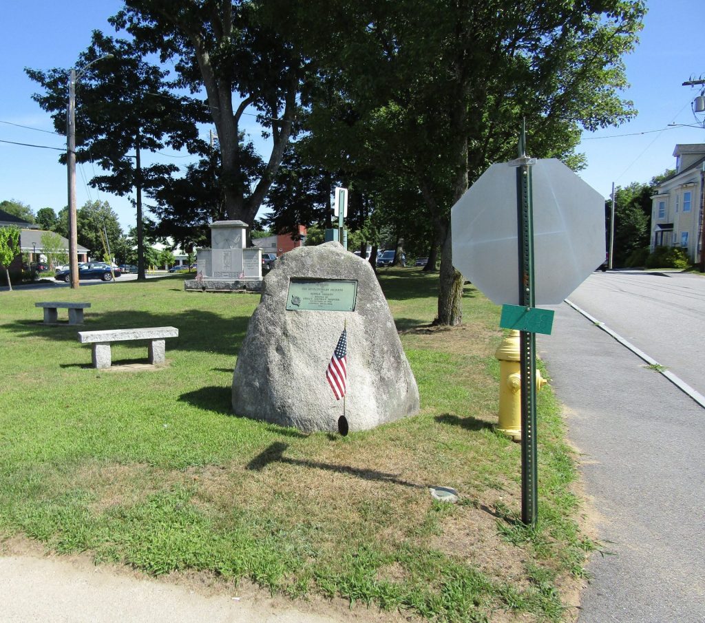 REVOLUTIONARY SOLDIERS OF OXFORD COUNTY WAR MEMORIAL