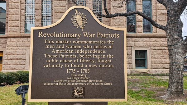 REVOLUTIONARY WAR PATRIOTS MEMORIAL MARKER FORT WORTH