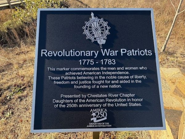REVOLUTIONARY WAR PATRIOTS MEMORIAL PLAQUE CUMMING