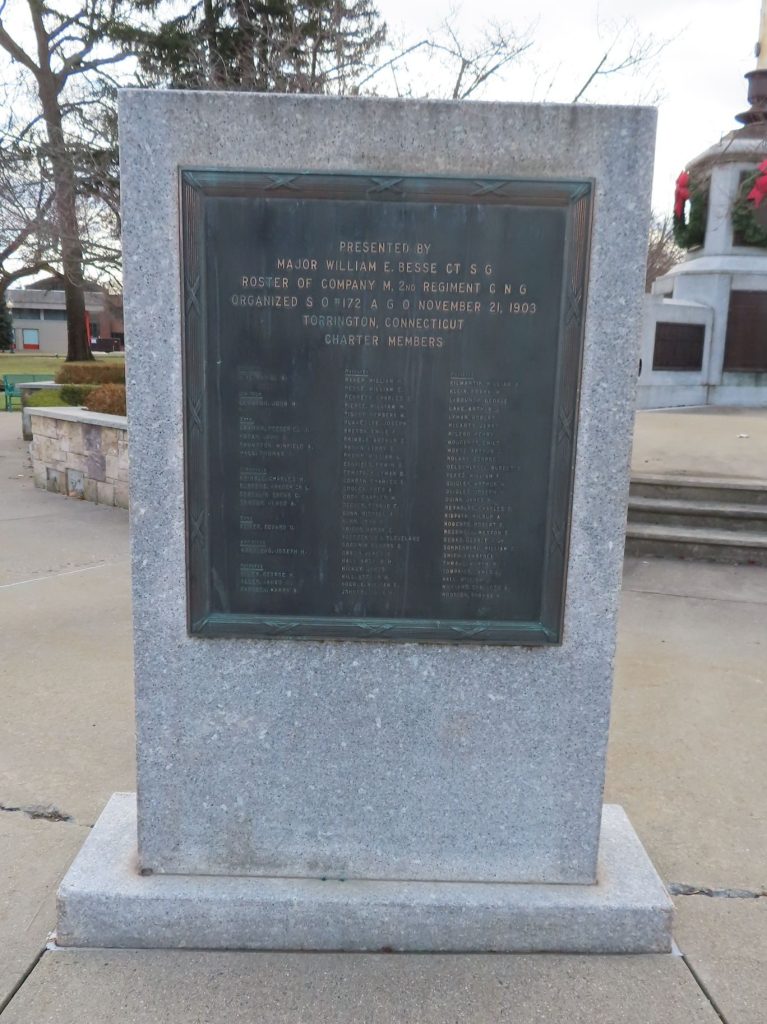 ROSTER OF COMPANY M MEMORIAL