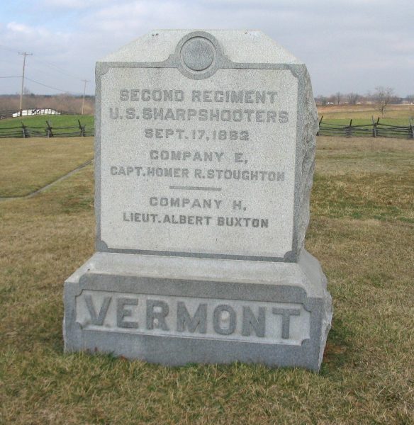 SECOND REGIMENT U.S. SHARPSHOOTERS WAR MEMORIAL