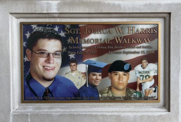 SGT. JOSHUA W. HARRIS MEMORIAL WALKWAY PLAQUE