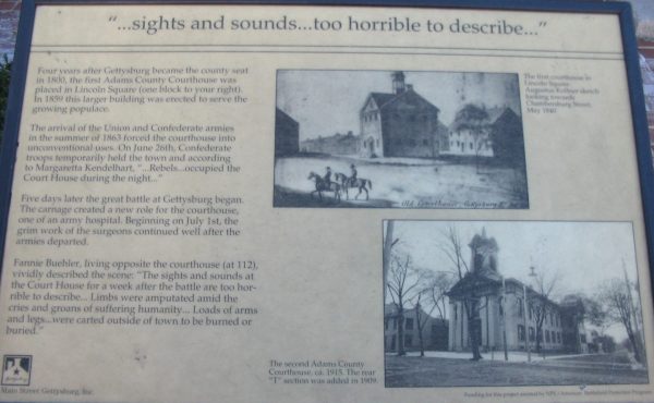 “…SIGHTS AND SOUNDS…TOO HORRIBLE TO DESCRIBE…” WAR MEMORIAL PANEL