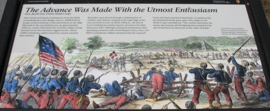 THE ADVANCE WAR MADE WITH THE UTMOST ENTHUSIAM WAR MEMORIAL PANEL