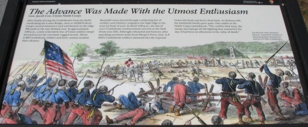 THE ADVANCE WAR MADE WITH THE UTMOST ENTHUSIAM WAR MEMORIAL PANEL