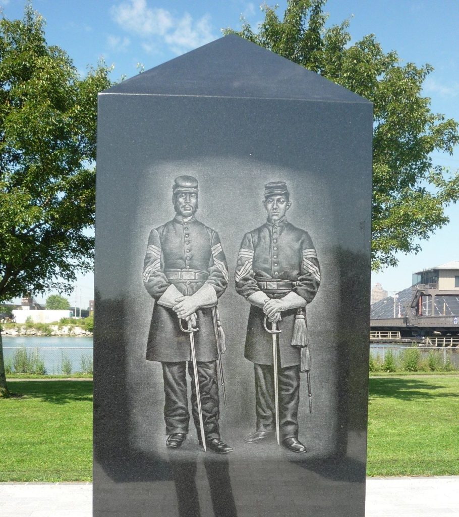 THE CONNECTICUT TWENTY-NINTH COLORED REGIMENT, C.V. INFANTRY MEMORIAL STONE C