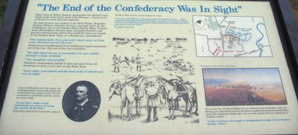 “THE END OF THE CONFEDERACY WAS IN SIGHT” WAR MEMORIAL PANEL