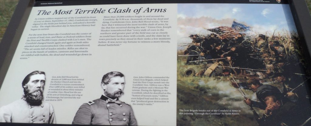 THE MOST TERRIBLE CLASH OF ARMS WAR MEMORIAL PANEL