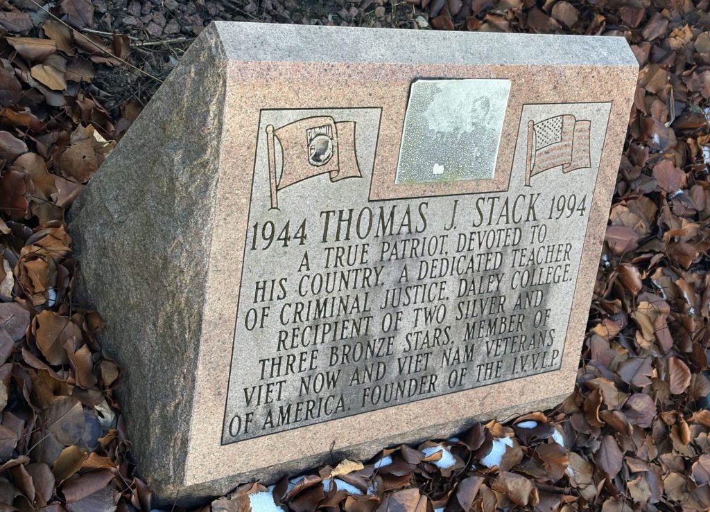 THOMAS J. STACK WAR MEMORIAL STONE