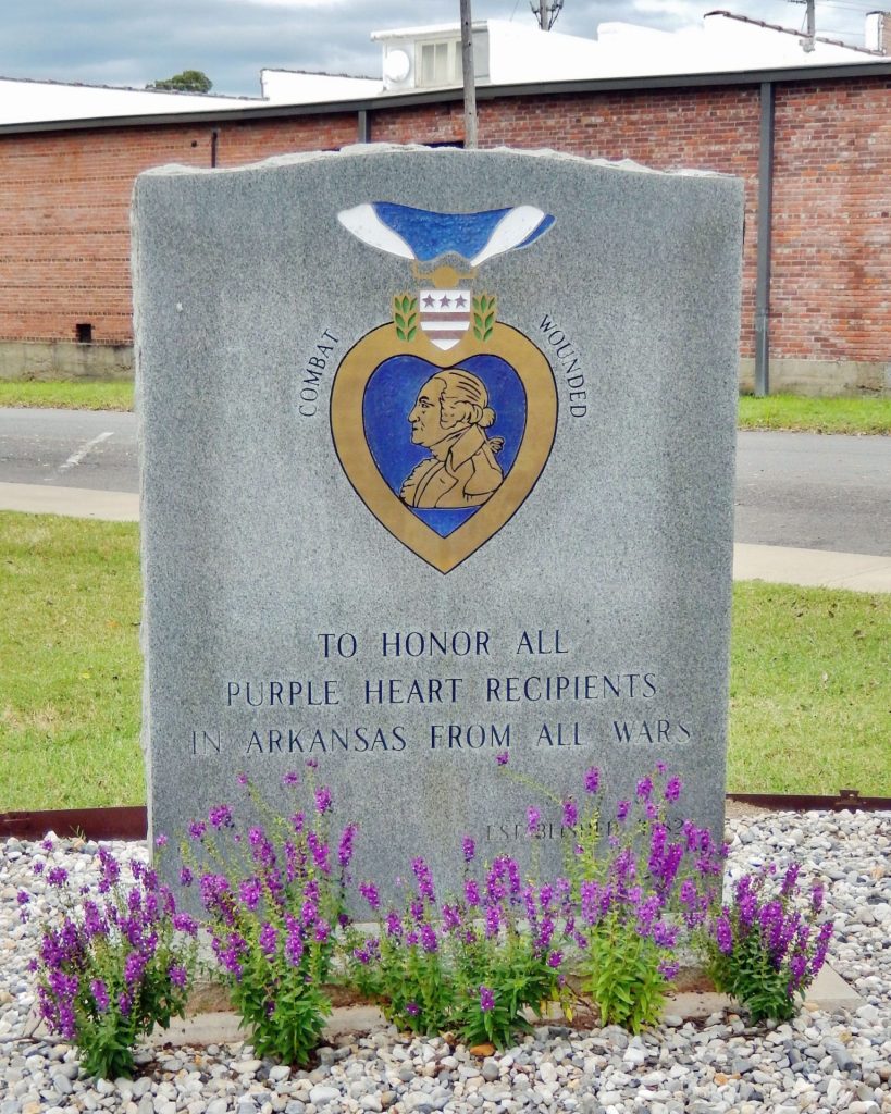 TO HONOR ALL PURPLE HEART RECIPIENTS IN ARKANSAS FROM ALL WARS MEMORIAL