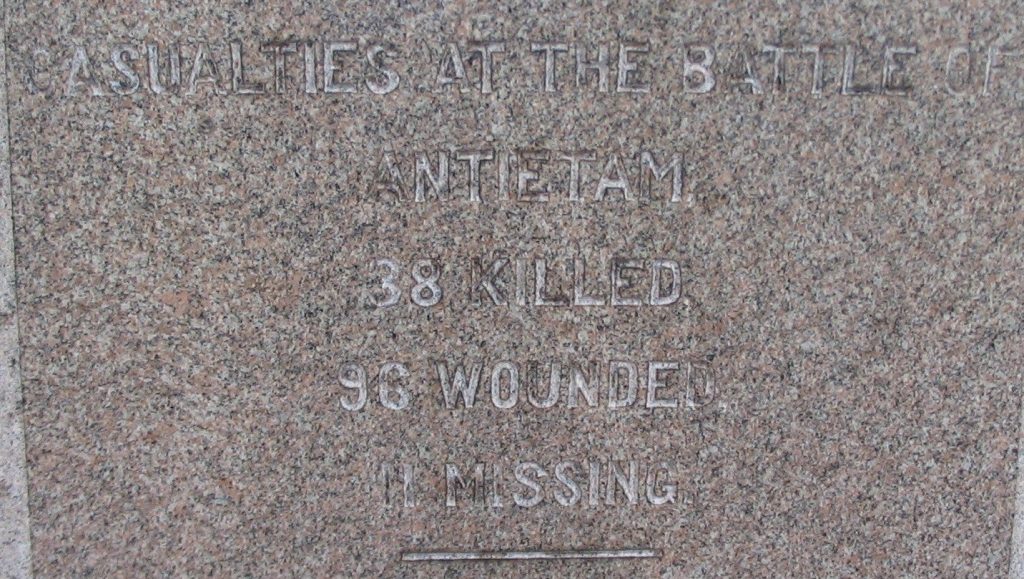 TWENTIETH REGIMENT NEW YORK VOLUNTEER INFANTRY WAR MEMORIAL STONE C